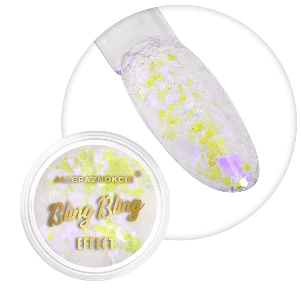 Pyłek do paznokci Bling Bling Effect Allepaznokcie 1 g Nr 06