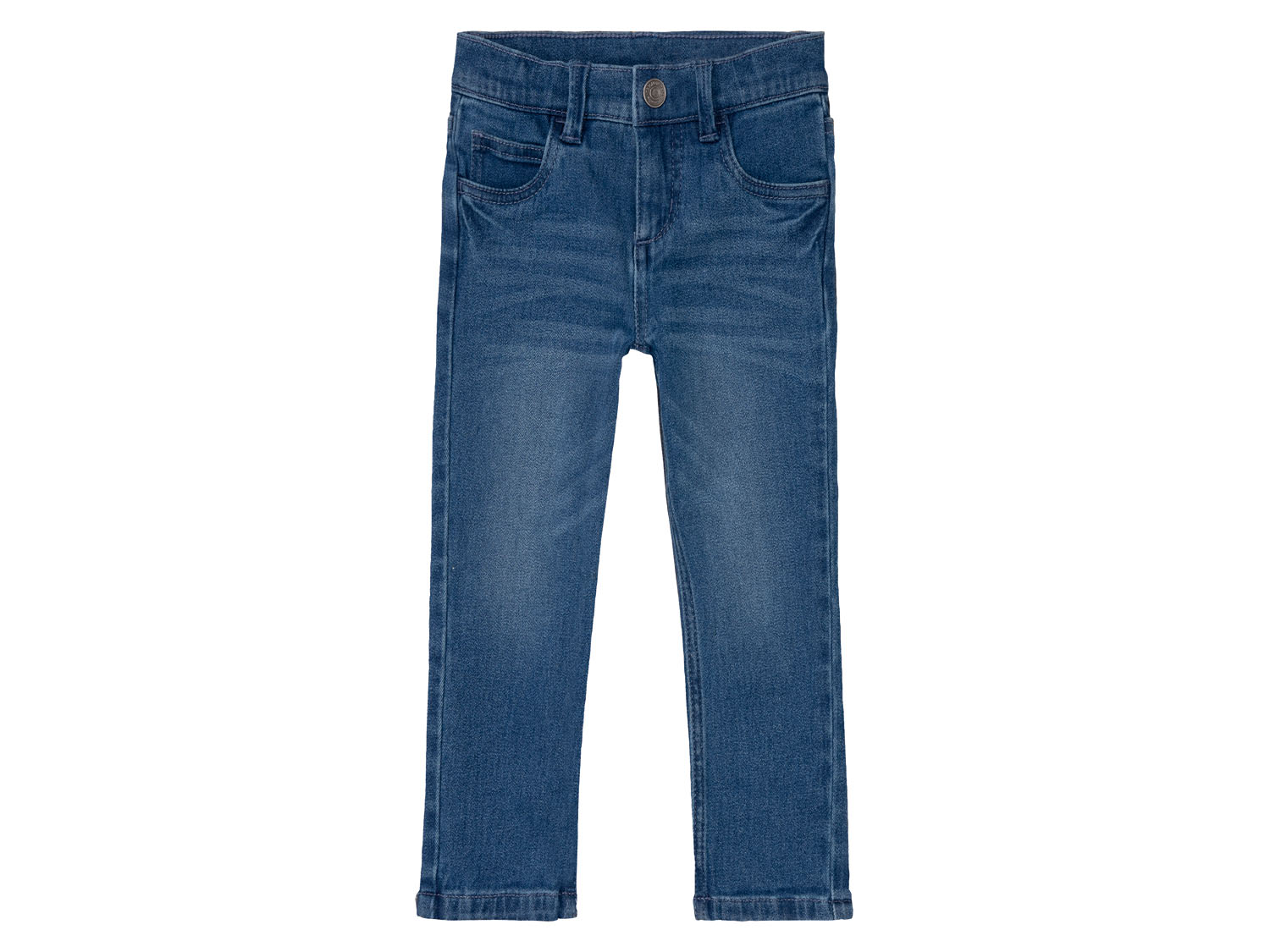 lupilu Jeansy chłopięce z bawełną, Slim Fit 116, Jasnoniebieski