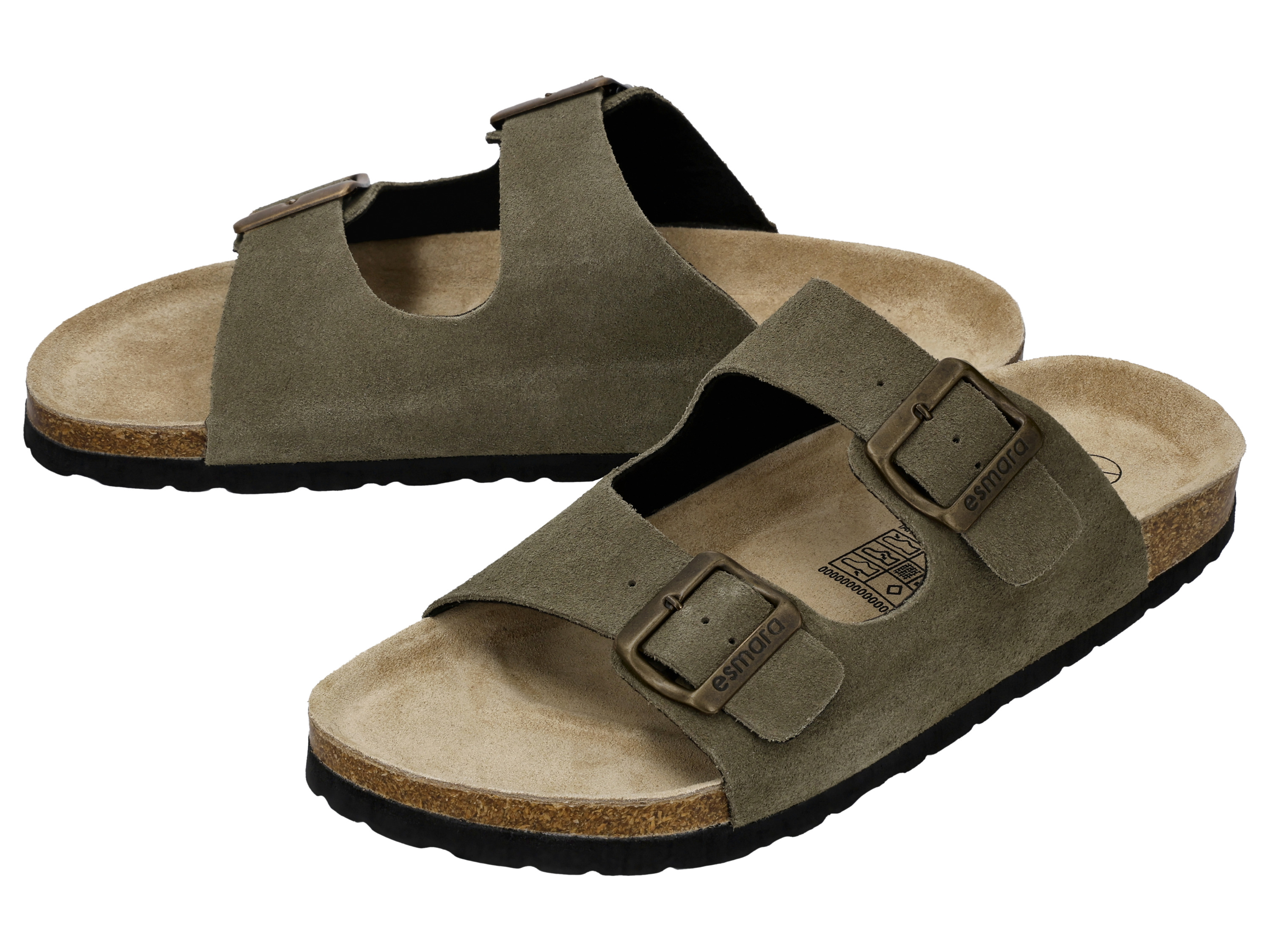 esmara Men Klapki męskie Khaki, 46