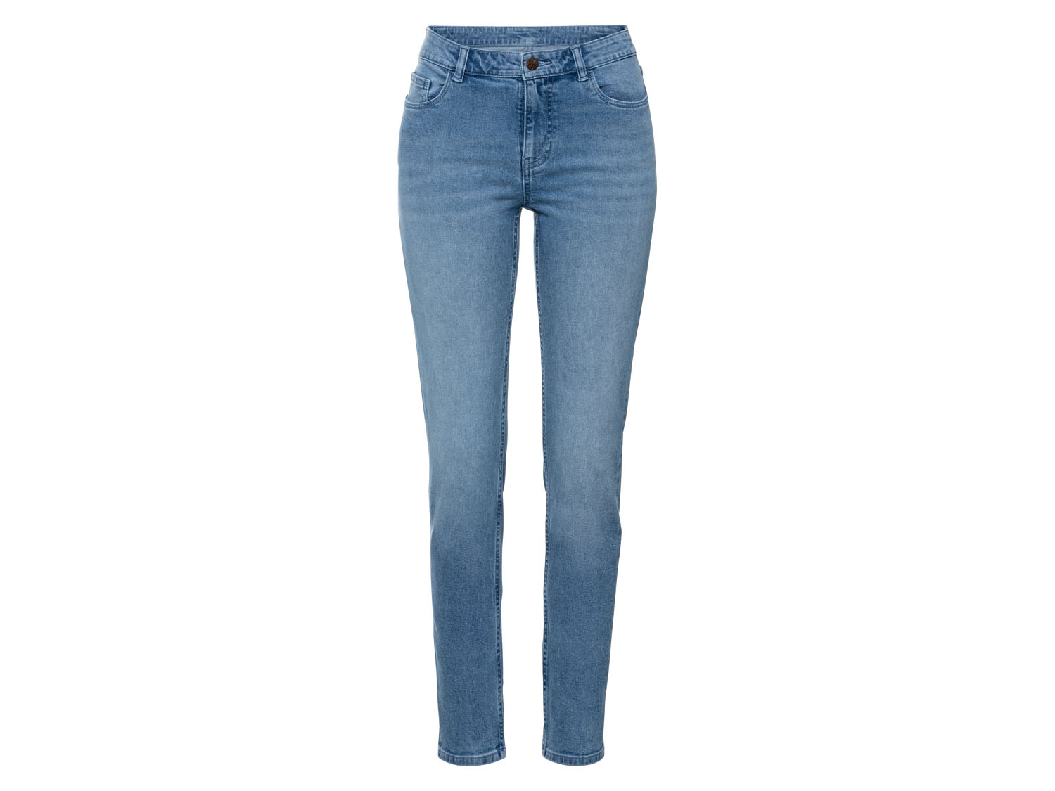 esmara Jeansy damskie Skinny Fit, 1 para 46, Jasnoniebieski