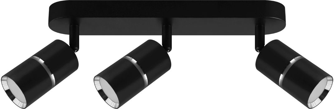 Darmowa Dostawa - Lampa podsufitowa 3x35 W czarna-chrom Strühm Dior 04264