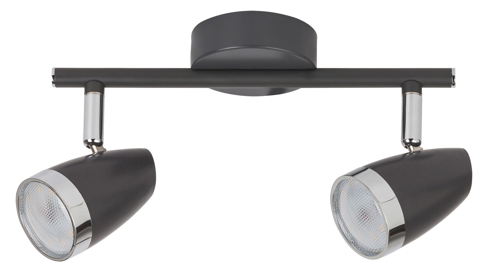 Darmowa Dostawa - Lampa podsufitowa 2x4 W czarna-chrom Rabalux Karen 6513