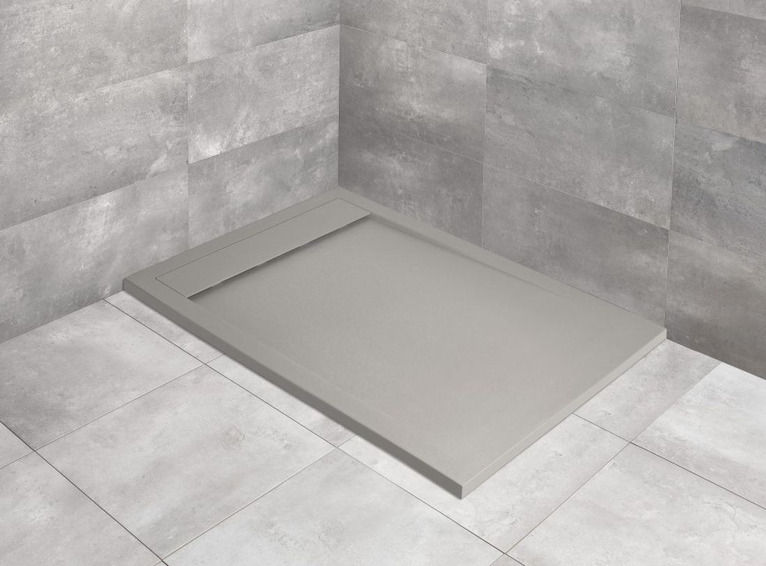 Darmowa Dostawa - Brodzik prostokątny 210x80 cm cement Radaway Teos F HTF2108074