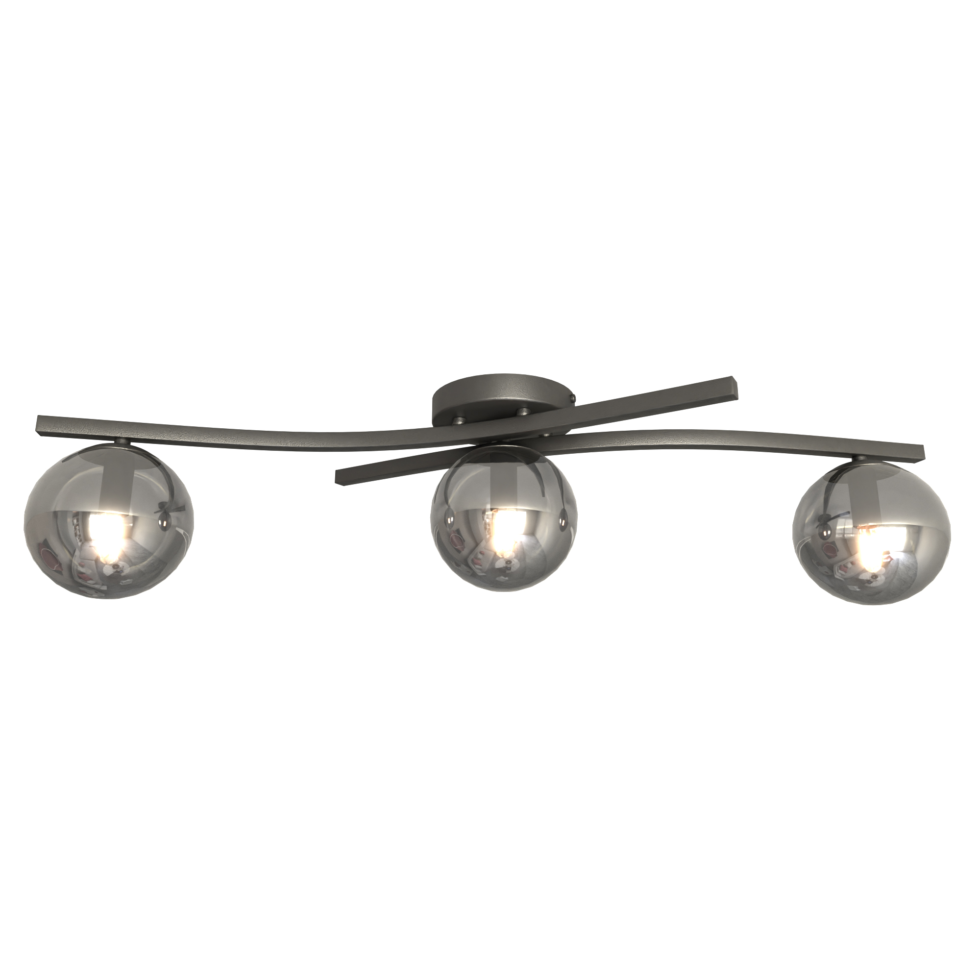 Darmowa Dostawa - Lampa podsufitowa 3x10 W czarna-grafitowa Emibig Opus 13913