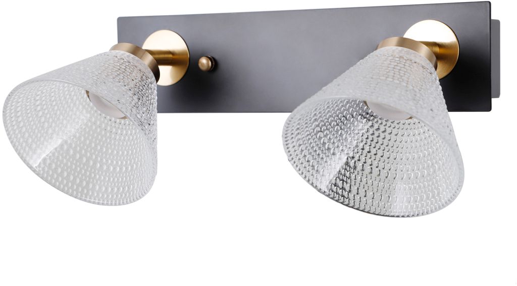 Darmowa Dostawa - Kinkiet 2x8 W czarny Italux Orella WL343932BKHBR