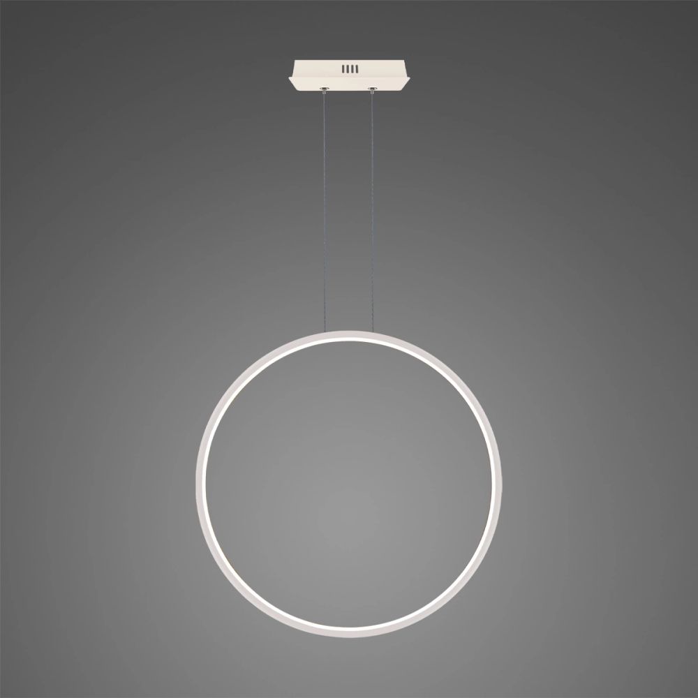 Darmowa Dostawa - Lampa wisząca 1x30 W biała Altavola Design Ledowe Okręgi LA073X80in4kwhite