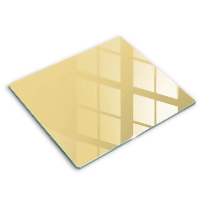 Szklana deska do krojenia Wallfluent 60x52 cm Kolor żółty 1 szt.