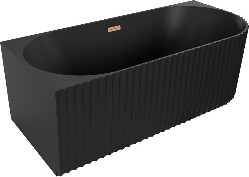 Wanna wolnostojąca lewa Mexen Gia czarna mat 170 x 80 cm 52701708071L-651 szt.
