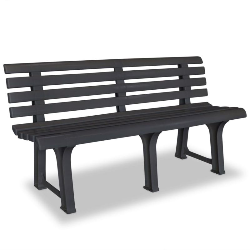 Ławka ogrodowa vidaxl 43585 antracyt 1 szt