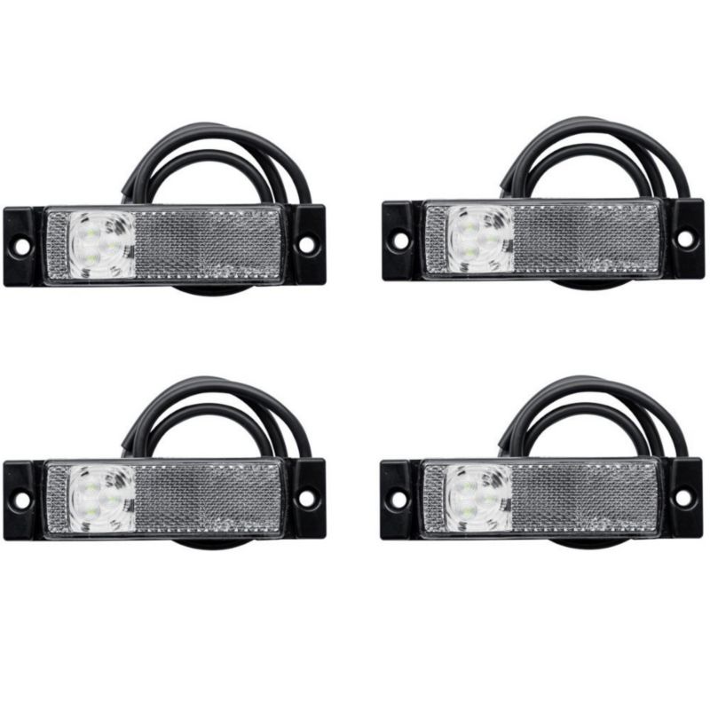 Lampy obrysowe HORPOL LD 0127 LED uniwersalnych do przyczepy 4 szt.