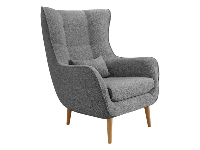 Fotel MIRJAN 24 Estjano Boucle szary 1 szt.