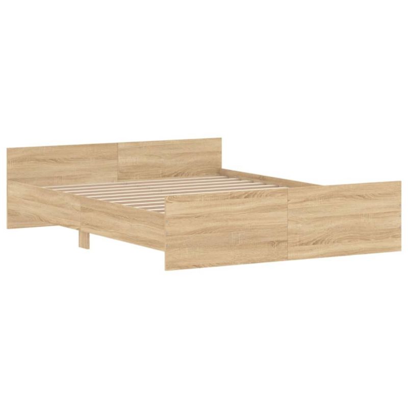 Łóżko drewniane WaszeMeble 140x200 cm brązowe WM-3203749 1 szt.