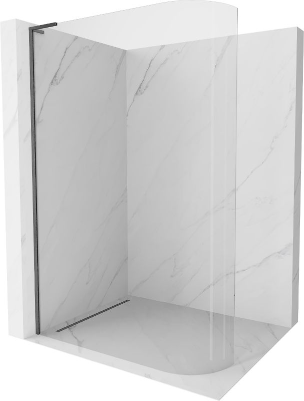 Ścianka prysznicowa Mexen Kioto L gun gray 100x200 cm 800-100-103-66-061 szt.