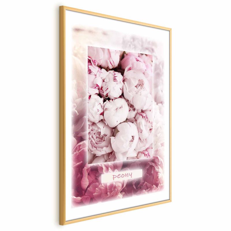Plakat Artgeist Delikatność wiosny 60x90 cm z ramą złotą 1 szt