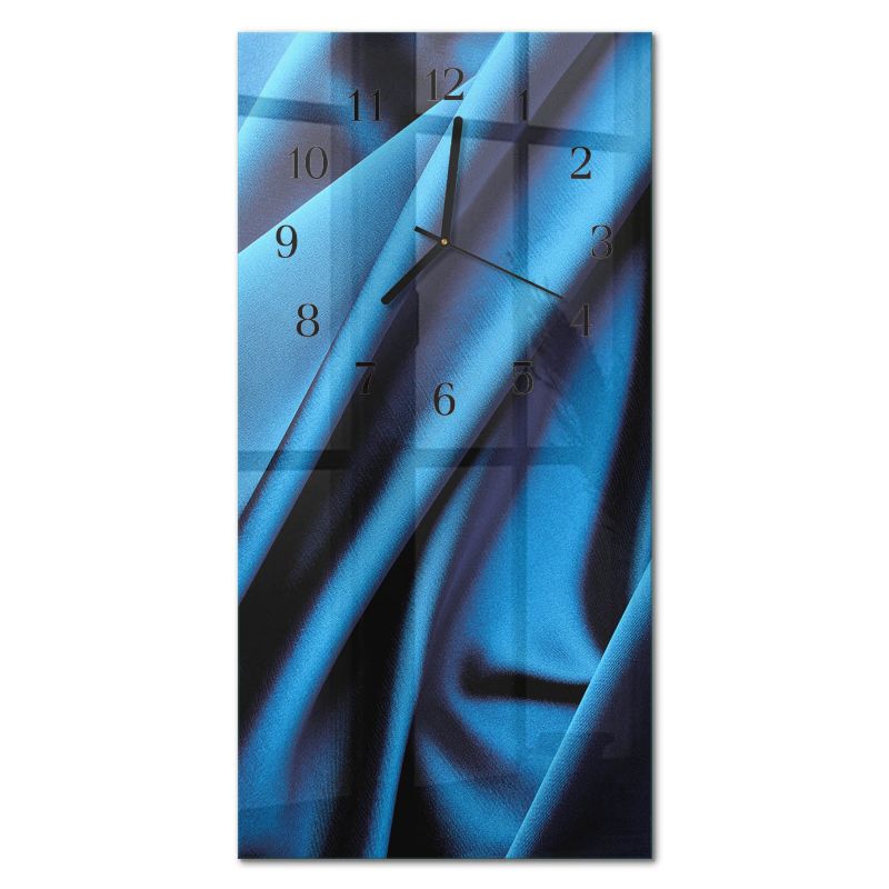 Zegar Ścienny Nowoczesny Tulup 30x60 cm z Czarnymi Wskazówkami Tworzywo 1 szt.
