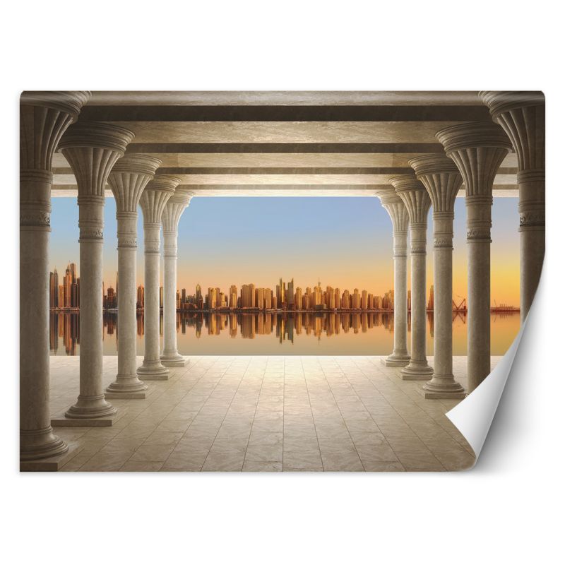 Fototapeta Feeby Kolumnada z widokiem na miasto 200x140 1 szt