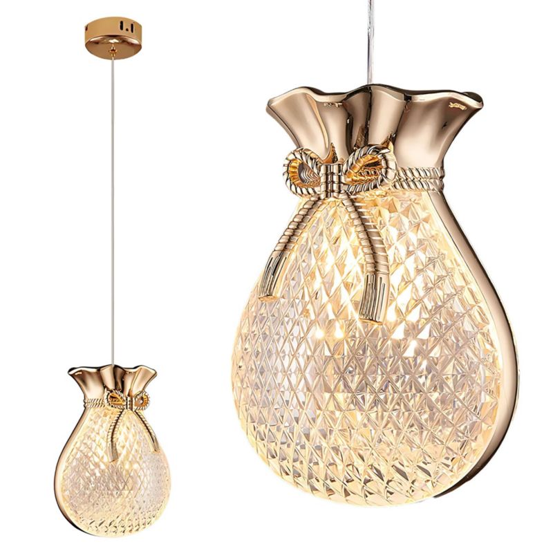 Lampa Sufitowa Toolight Lhj107-1Cp Gold Złoty, Różowe Złoto