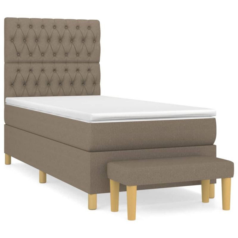 Łóżko kontynentalne WaszeMeble 100x200 cm Brązowe WM-3137377 1 szt.