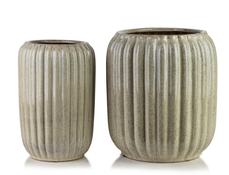 Osłonki ceramiczne MONDEX NEVA 40x40x44/28x28x40,5 beżowy 2 szt.