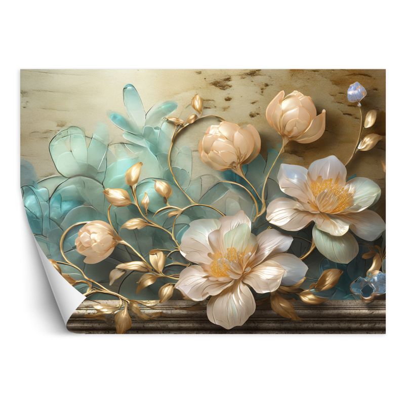 Fototapeta Feeby Szklane abstrakcyjne kwiaty 300x210 1 szt