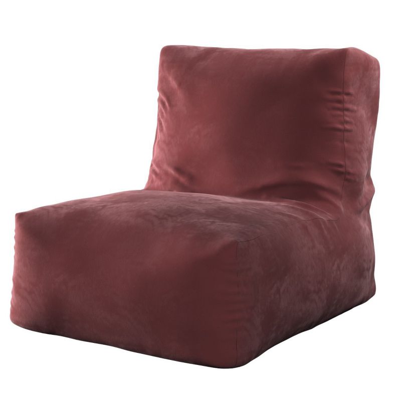 Pufa- fotel Dekoria 67 x 31 x 75 cm bordowy 1 szt.