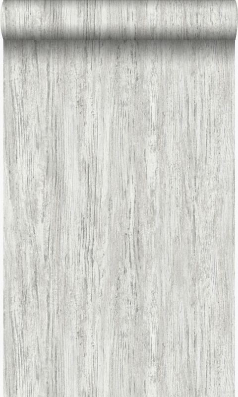 Tapeta Origin Wallcoverings wygląd drewna ciemnej kości słoniowej 53 cm x 10.05 m - 1 rol.