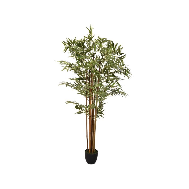 Sztuczny bambus w donicy ProGarden zielony nowoczesny 180x90 cm 1 szt.