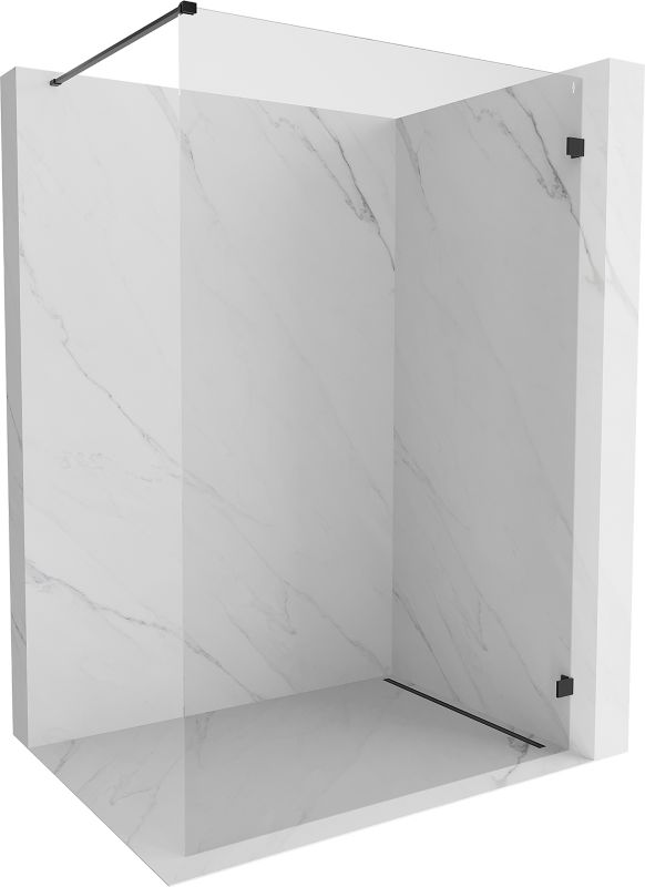 Ścianka prysznicowa walk-in Mexen Lunar czarna 140x200 cm 830-140-000-70-00-P 1 szt.