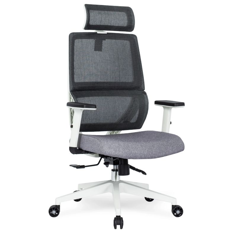 Fotel Mebel Elite NICKI Gamingowy Krzesło Obrotowe Ergonomiczny Biuro Regulowany Czarny 1 szt