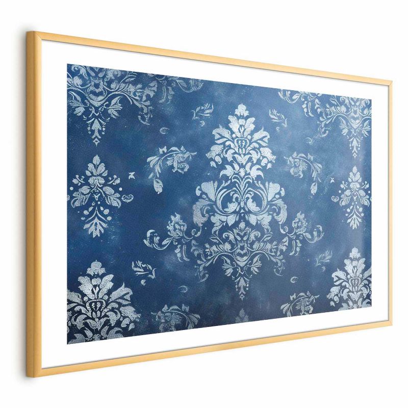 Plakat Artgeist Retro ornament 30x21 cm z ramą złotą 1 szt