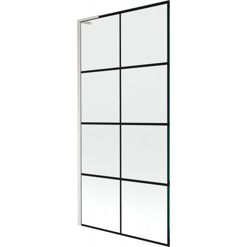 Parawan nawannowy Mexen Next L czarny wzór 90x150 cm 1 szt.