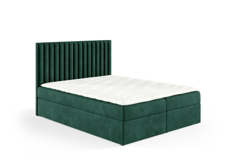 Łóżko kontynentalne SOFELLO Lilly Box 180x200 bez nóg riviera38 1szt.