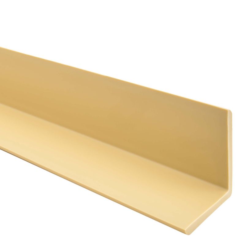 Kątownik miękki PCV 40x40mm, Ochronny profil L kątowy - 150 cm, kremowy, 1 szt.