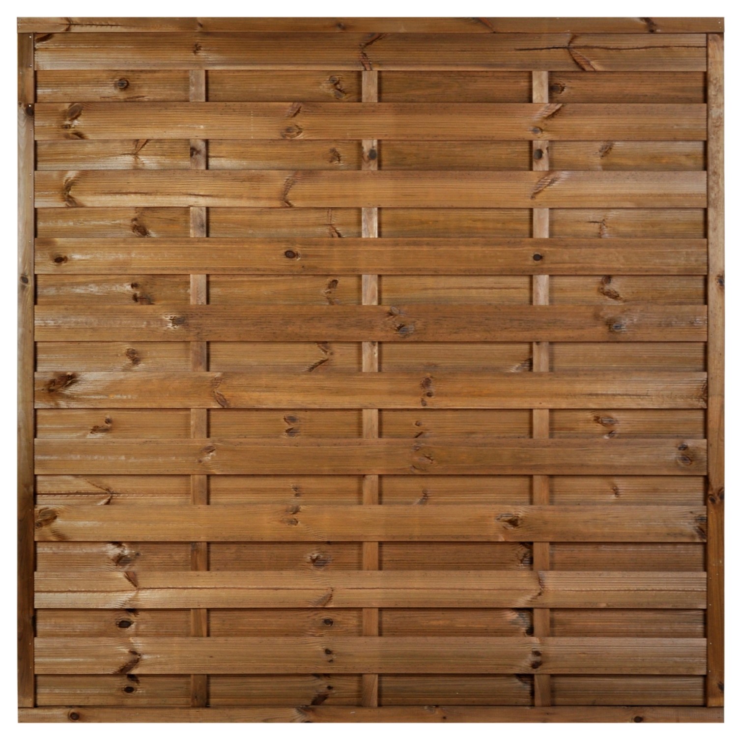 Sobex Płot pełny Bjork prosty brąz - 180 x 180 cm