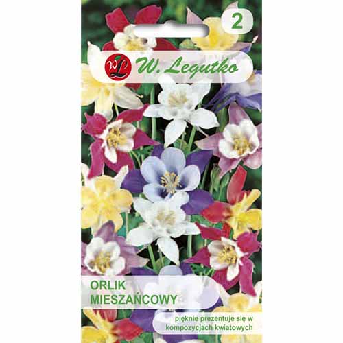 1 pac, Căldărușă (Aquilegia) McKana's, mix multicolor - Semințe: Mod de ambalare: 0.5 g