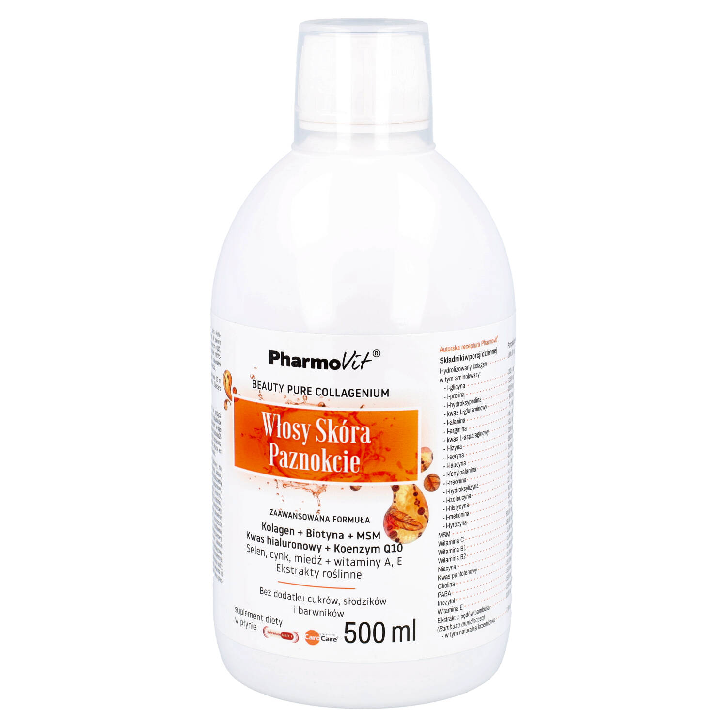 Pharmovit - włosy, skóra, paznokcie, płyn, 500 ml