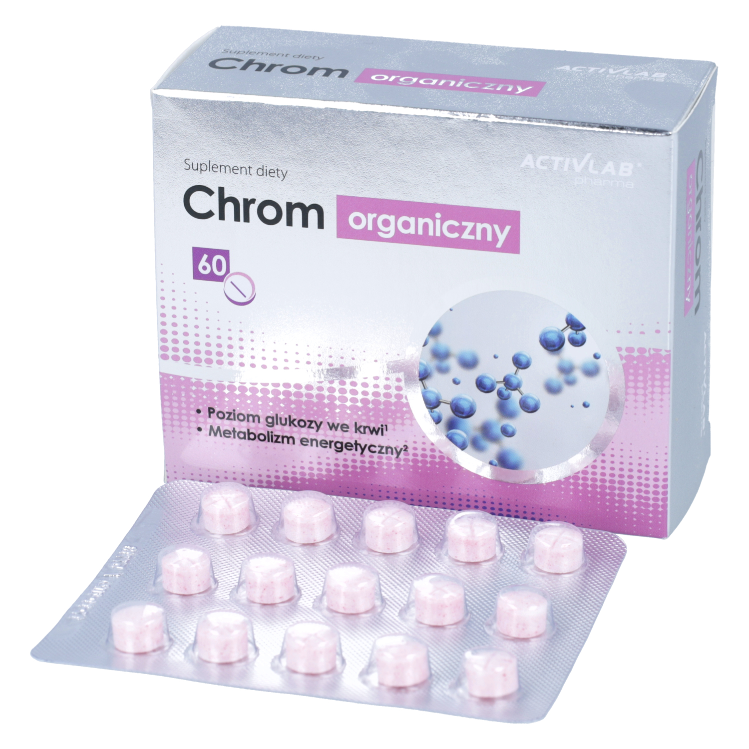 Activlab chrom organiczny, 60 tabletek