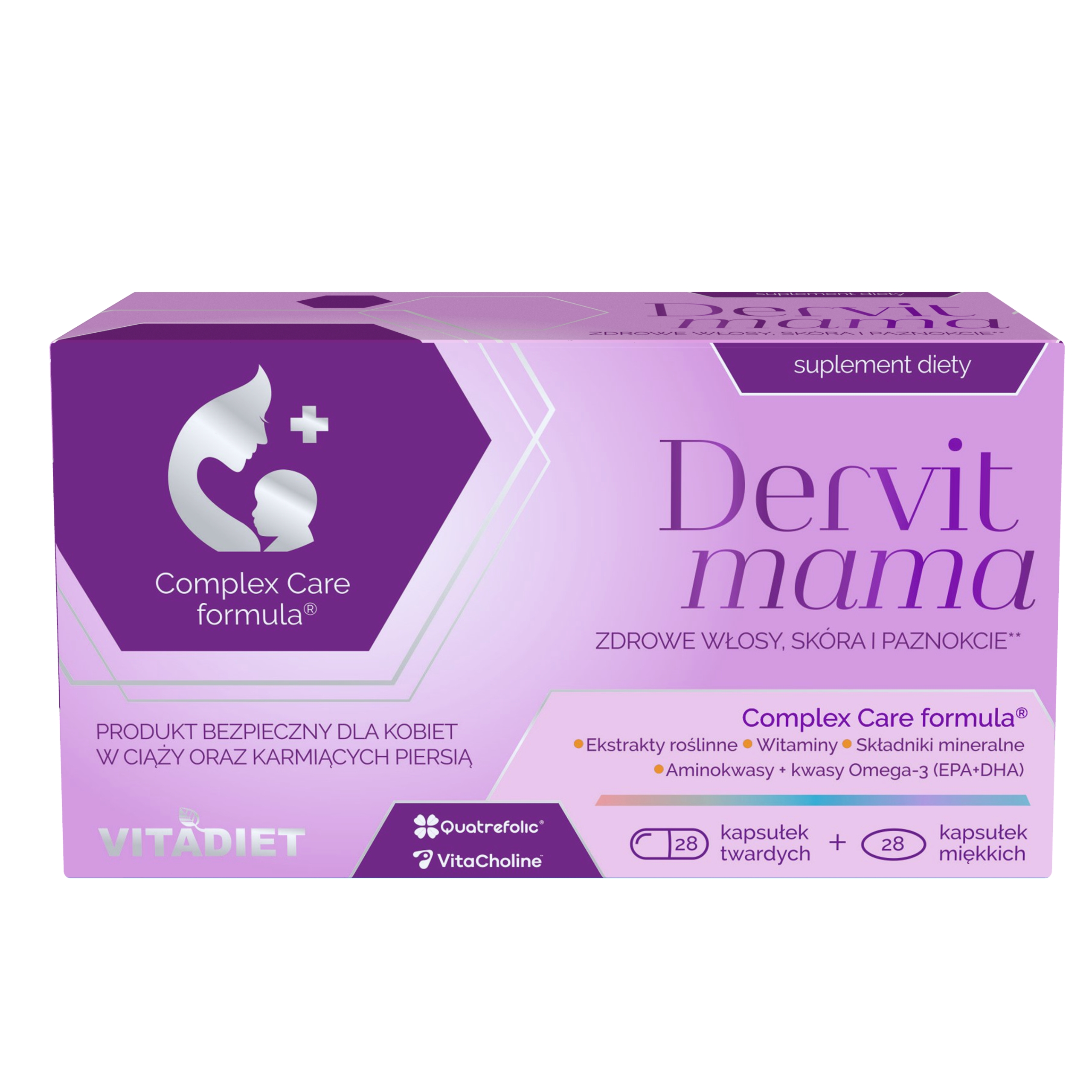 Dervit mama, 56 kapsułek (data ważności: 30.06.2026)