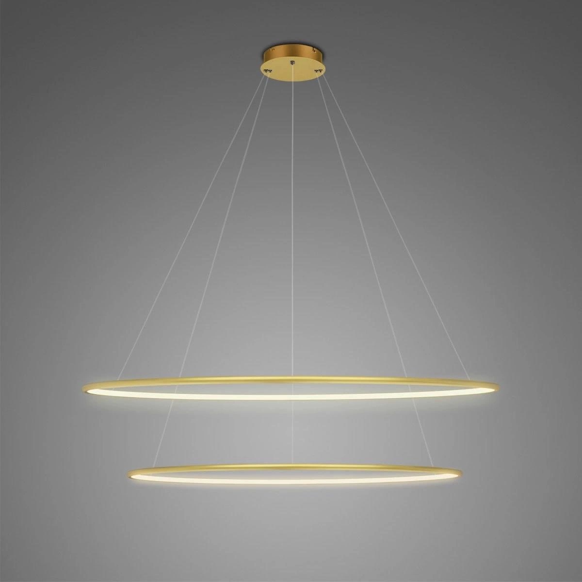 Altavola Design Ledowe Okręgi No. 1 lampa wisząca 68 W złota LA074/P_100_in_3k_gold_Dali