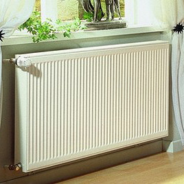 Purmo Compact grzejnik płytowy 45x110 cm podłączenie boczne biały C22 450x1100