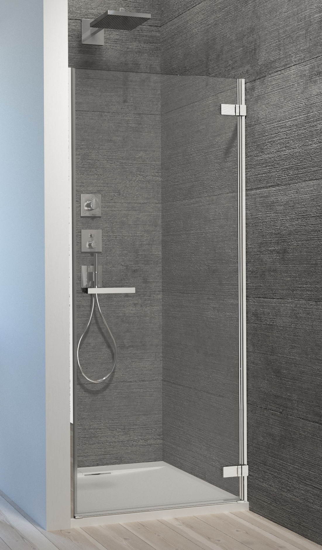 Radaway Arta DWJ I drzwi wnękowe 70 cm prawe chrom+/szkło przezroczyste 386070-03-01R - Wysyłka w 24h
