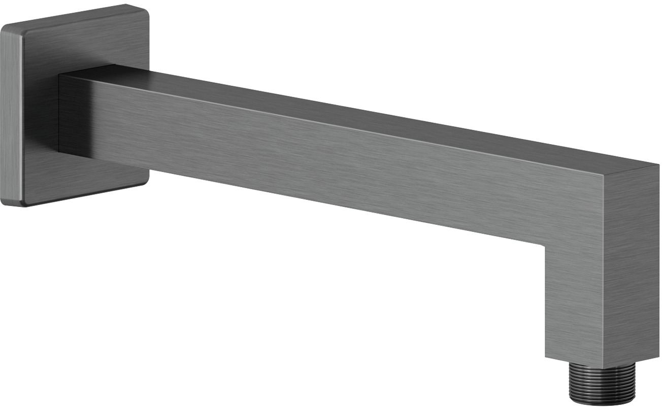 Kludi A-QA ramię ścienne 25 cm czarny szczotkowany 66543N2-00