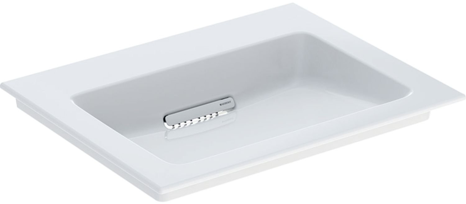 Geberit One umywalka 60x48 cm meblowa prostokątna KeraTect biała 505.001.00.1 - Wysyłka w 24h