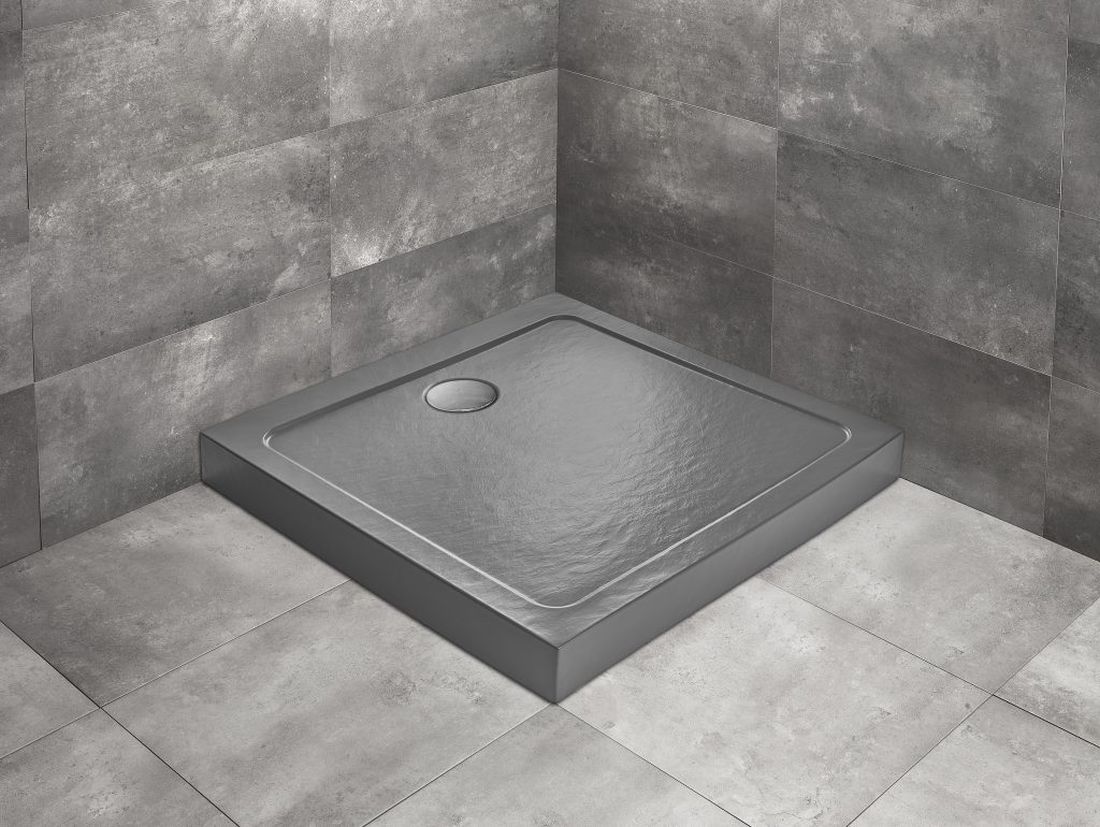 Radaway Doros C Compact brodzik 90x90 cm kwadratowy stone antracyt SDRC9090-05-64S - Wysyłka w 24h