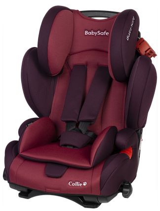 BabySafe Collie - fotelik samochodowy 9-36 kg-Różowo-Fioletowy