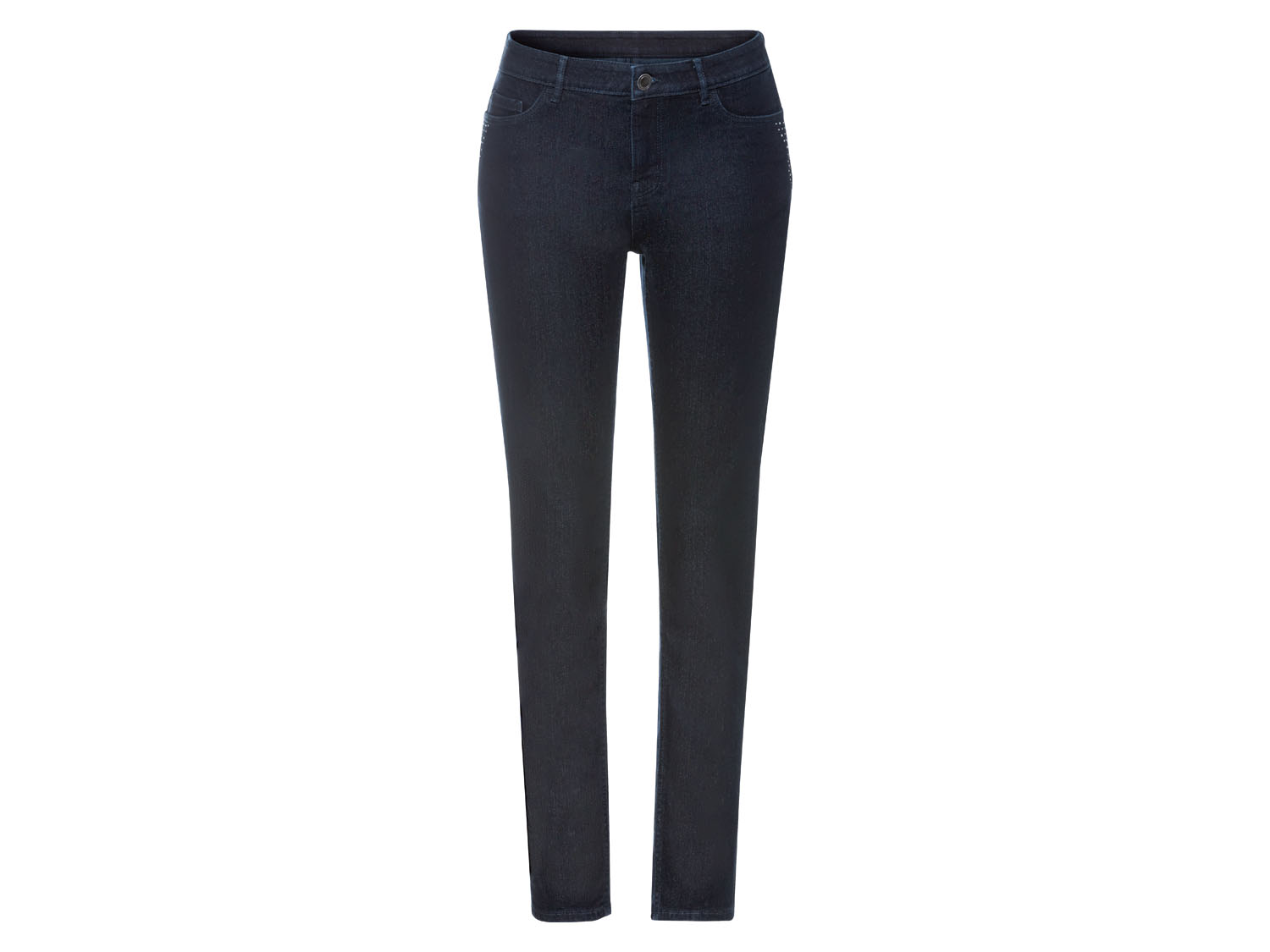 esmara Jeansy damskie Slim Fit Ciemnoniebieski, 40
