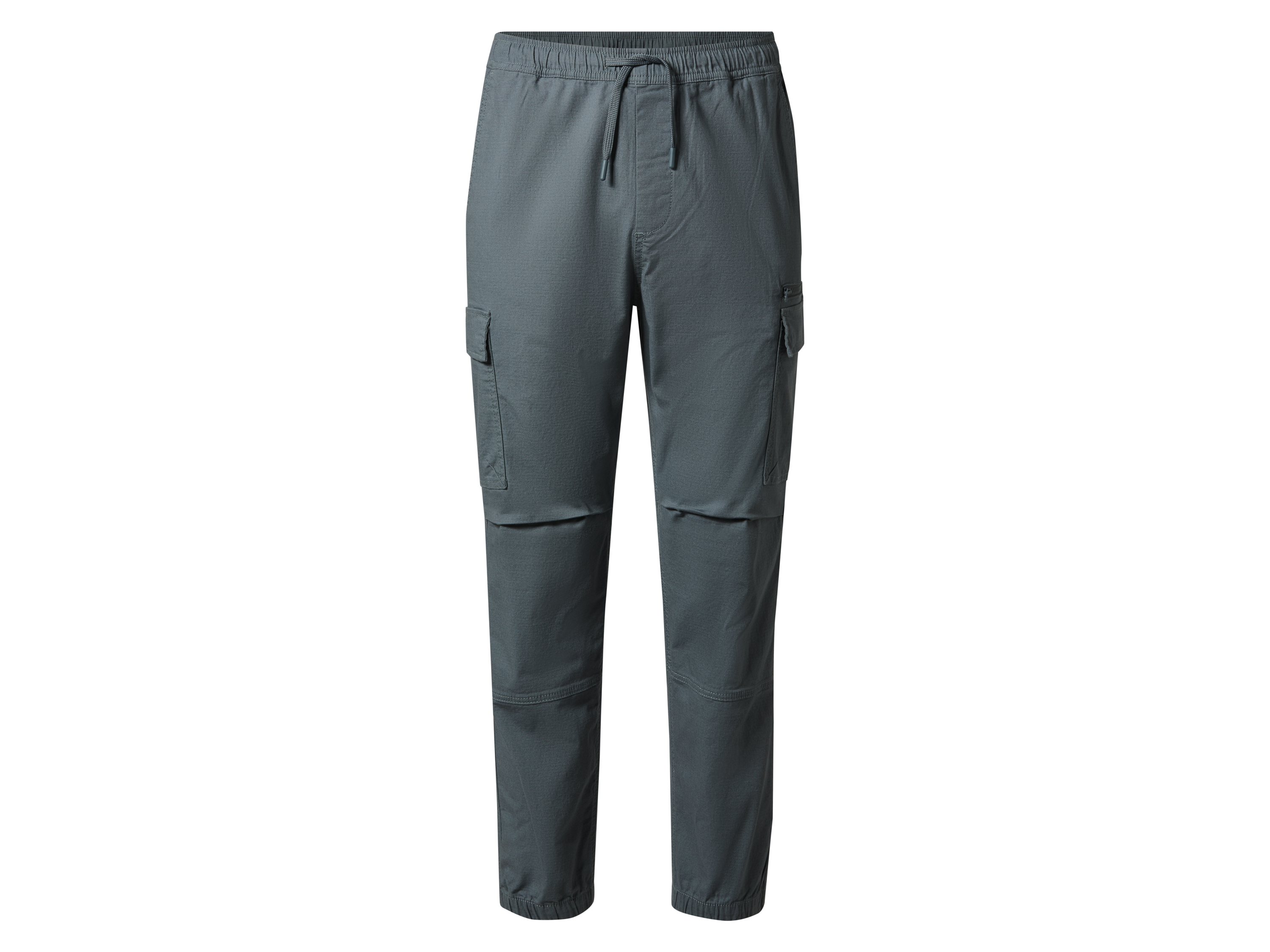 esmara Men Spodnie cargo męskie z bawełną Ciemnoszary, M 48/50
