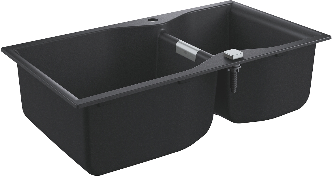 Darmowa Dostawa - Zlewozmywak granitowy 90x50 cm czarny Grohe K700 31658AP0
