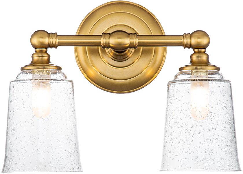 Darmowa Dostawa - Kinkiet 2x3 W mosiądz Elstead Lighting Huguenot Lake FEHUGOLAKE2BATHBB