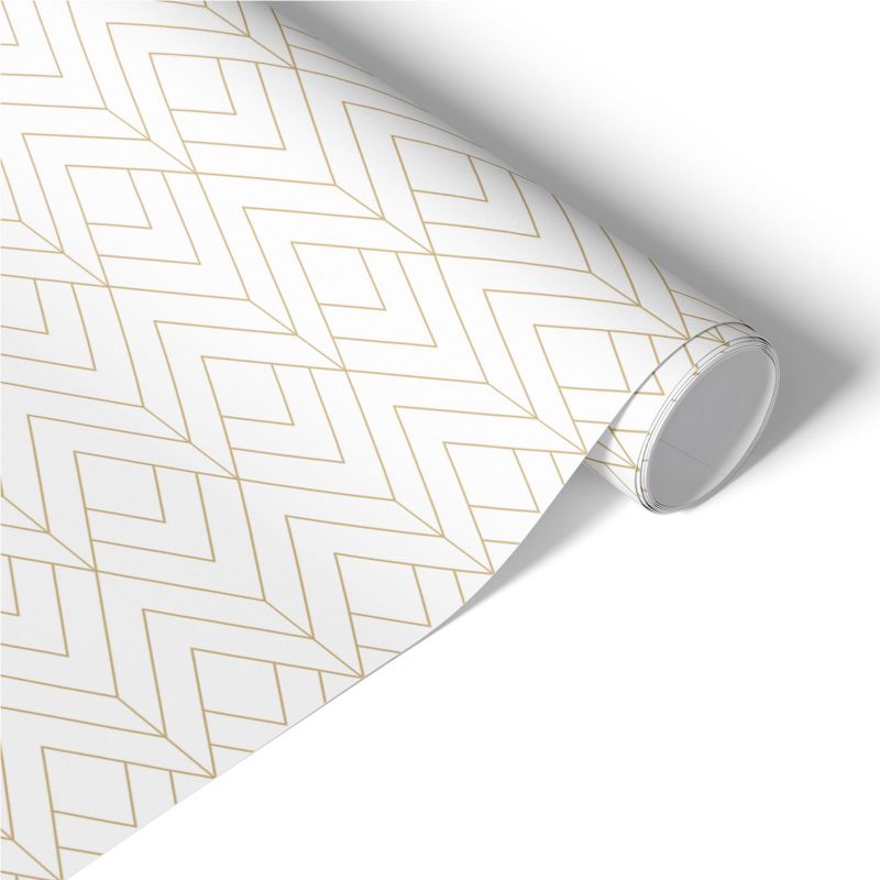 Okleina na Meble Tulup 50x100 cm Geometryczny design Samoprzylepna Folia do Renowacji DIY 1 rol.